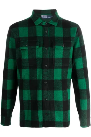 Ralph Lauren Plaid knit flannel shirt