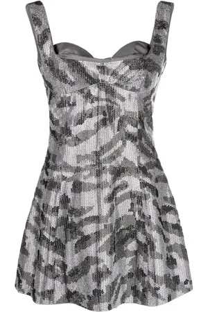 GCDS Mina Bell crystal-embellished minidress