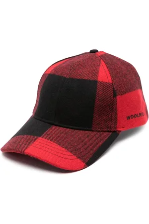 Woolrich Buffalo Check-pattern baseball cap