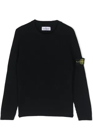 Stone Island Compass-badge virgin-wool jumper