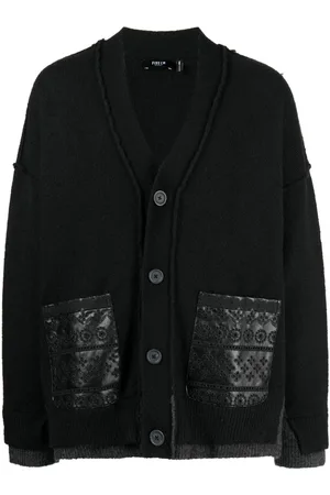 FIVE CM Embroidered-detail knitted cardigan
