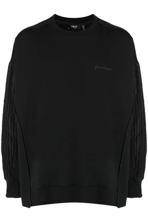 FIVE CM Distressed-effect cotton sweatshirt
