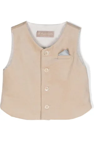 LA STUPENDERIA V-neck chest-pocket waistcoat