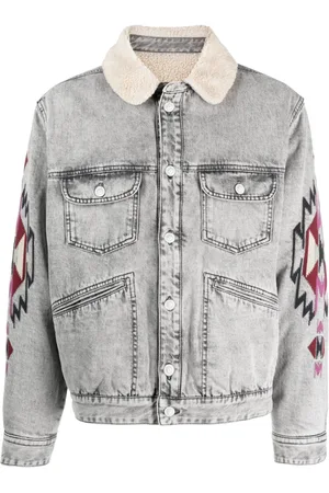 Isabel Marant Motif-embroidered denim jacket