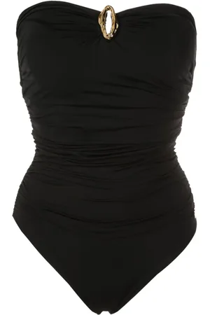 Brigitte Strapless ruched swimsuit