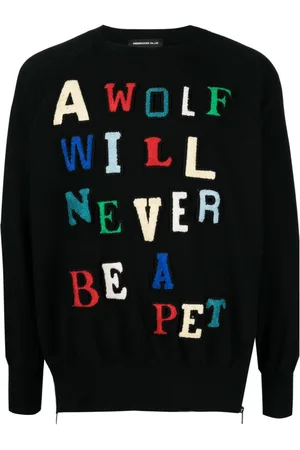 UNDERCOVER Patch-lettering cotton sweatshirt