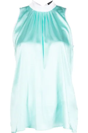 Styland Pussy bow silk blouse