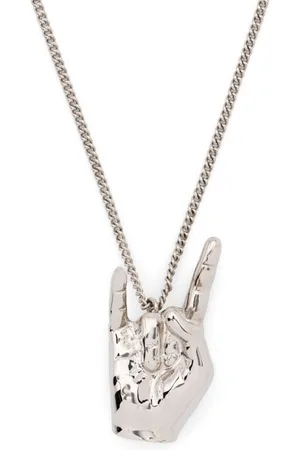 Y / PROJECT Curb-chain pendant necklace