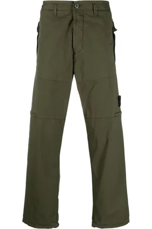 Stone Island Compass-badge straight-leg trousers