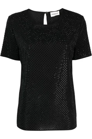 P.A.R.O.S.H. Rhinestone-embellished T-shirt