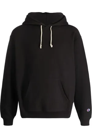 Champion hoodie black sale sale