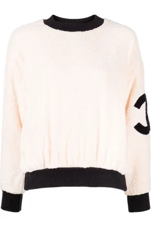 CHANEL 1990-2000s CC crew-neck fleece sweatshirt