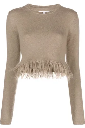 J.W.Anderson Fringed-hem cropped jumper