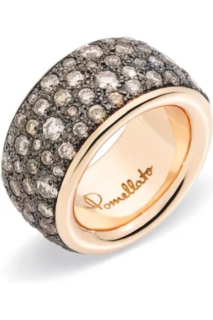 Pomellato 18kt Rose Gold Petit Nudo Moonstone And Diamond Ring - Farfetch