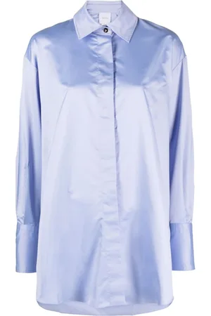 Patou Mini satin shirtdress