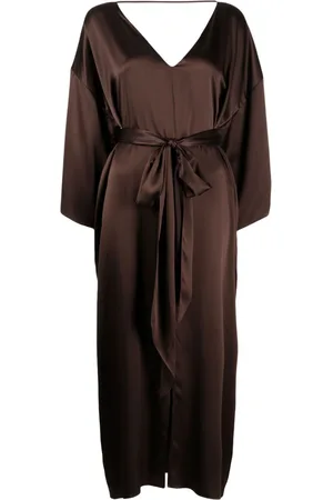 Voz V-neck silk dress
