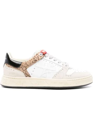 Premiata Quinn cheetah-print leather sneakers