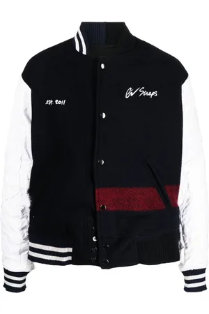 GREG LAUREN Slogan-embroidered bomber jacket