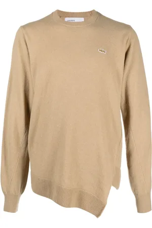 Comme des Garçons X Lacoste asymmetric wool sweater
