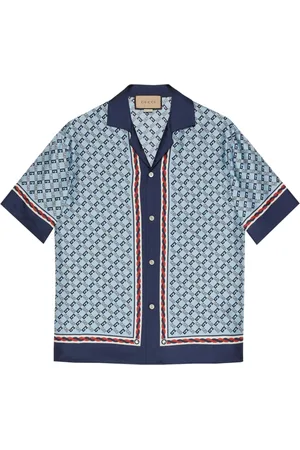 Gucci Palm tree-print Bowling Shirt - Farfetch