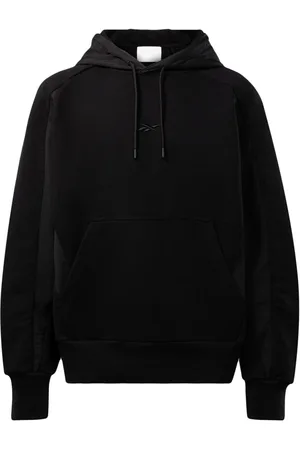 Reebok Logo-embroidered cotton hoodie