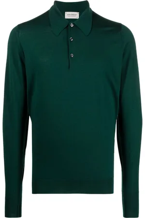 JOHN SMEDLEY Dorset wool polo shirt