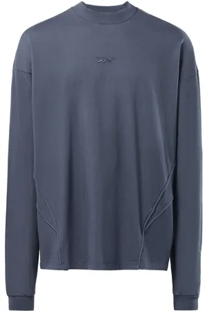 Reebok Piped-trim long-sleeve T-shirt