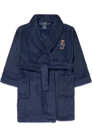 Ralph Lauren Polo Bear-patch terry robe