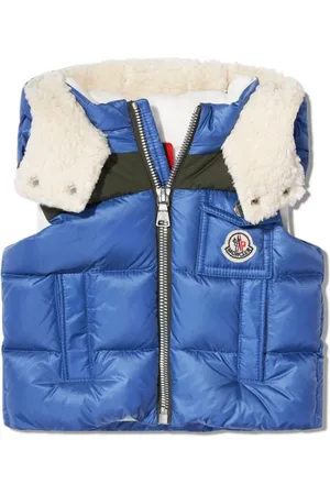 Moncler Oust logo-patch hooded gilet