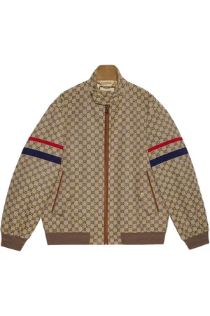 Gucci GG cotton canvas bomber jacket