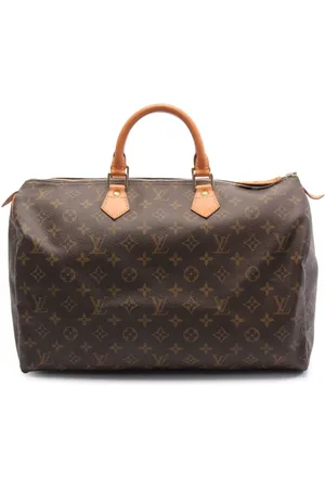 Louis Vuitton 2019 pre-owned Monogram Tuffetage Speedy Trunk Handbag -  Farfetch