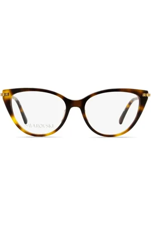 Swarovski 5425 cat-eye frame crystal glasses