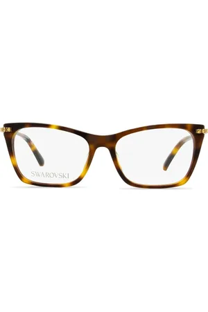 Swarovski 5426 tortoiseshell rectangle-frame glasses