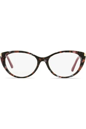 Swarovski 5413 glitter-detail cat-eye-frame glasses