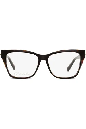 Swarovski 5468 tortoiseshell square-frame glasses