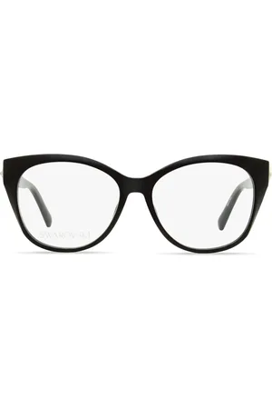 Swarovski 5469 oval-frame crystal glasses