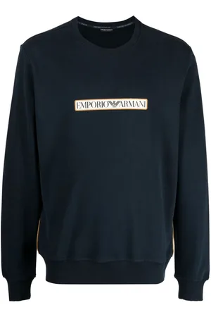 Emporio Armani Logo-print cotton sweatshirt