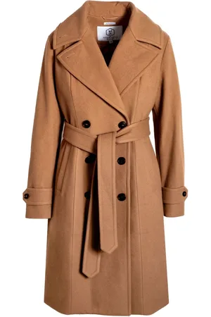 Norwegian Wool City double-breasted coat