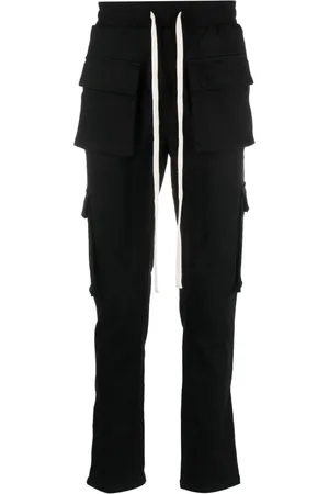 MOUTY Drawstring-fastening multiple-pockets trousers