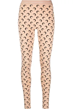 Marine Serre Fuseaux Moon recycled-jersey leggings