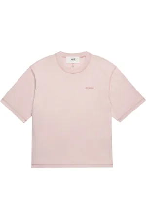 Ami Embroidered cotton T-Shirt