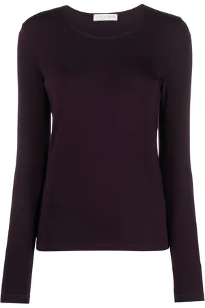 LE TRICOT PERUGIA Round-neck long-sleeve T-shirt