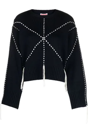 Kenzo Sashiko-stitch wool blend jumper