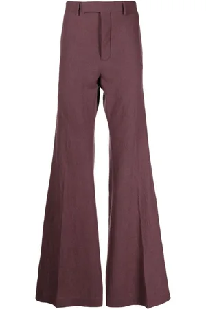 Rick Owens Flared wool trousers