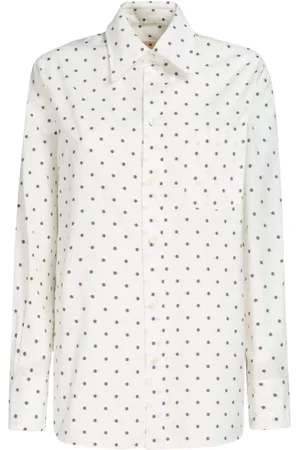 Marni Polka dot-print poplin shirt