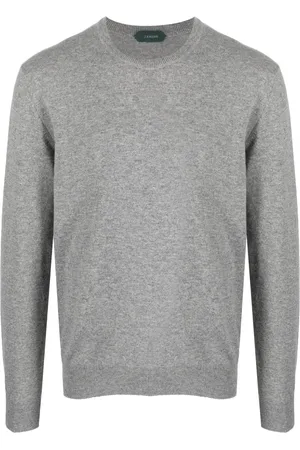 ZANONE Mélange-effect cashmere jumper