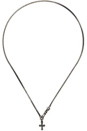 WERKSTATT:MÜNCHEN Symbol cross-charm necklace
