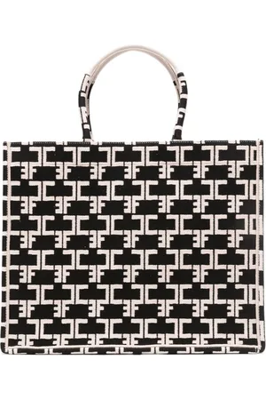 Elisabetta Franchi Large Monogram tote bag