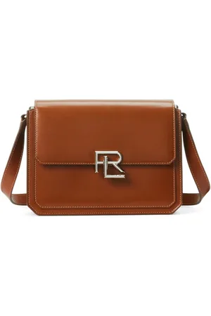 Ralph Lauren Logo-plaque leather crossbody bag