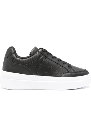 Tommy Hilfiger Logo-embossed leather sneakers